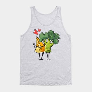 broccoli cheese lover couple Tank Top